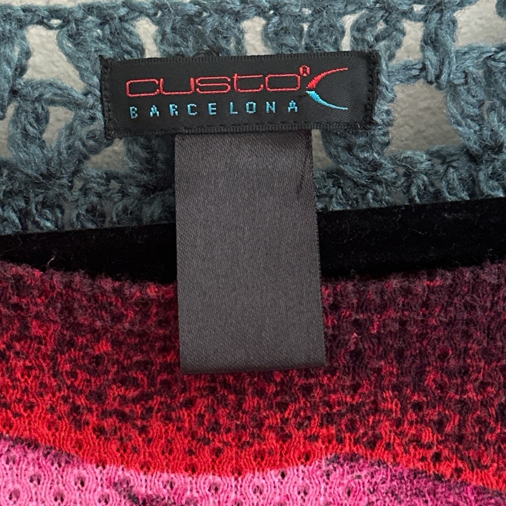 Custo Barcelona Pink Rose Long Sleeve Top - Picture 4 of 8